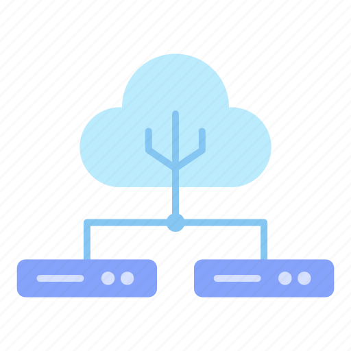 Software defined networking, multiple servers, multiple cloud, archive icon - Download on Iconfinder