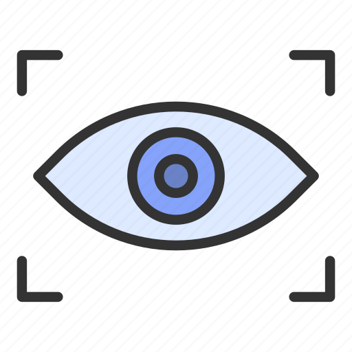 Eye scanner, retina, scanning, eye recognition icon - Download on Iconfinder