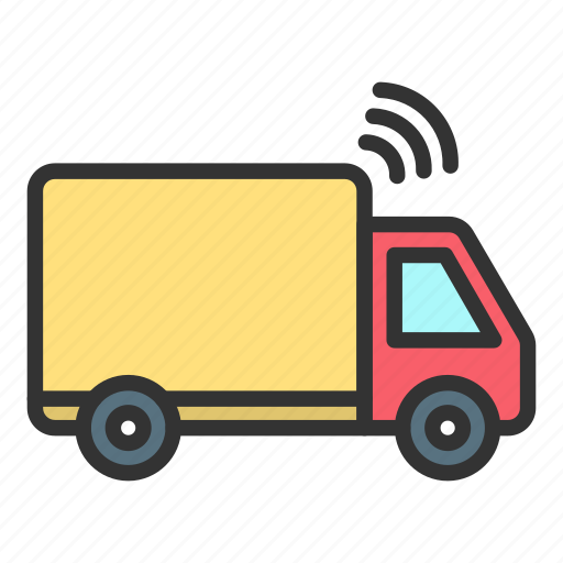 Smart logistic, truck, delivery, shipping icon - Download on Iconfinder