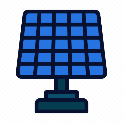 Solar, panel, energy, electricity, power, environment, renewable icon - Download on Iconfinder