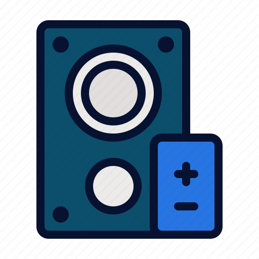 Speaker, music, sound, bass, loud, stereo, multimedia icon - Download on Iconfinder