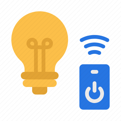 Home, lamp, remote, iot, wireless, control, electronic icon - Download on Iconfinder