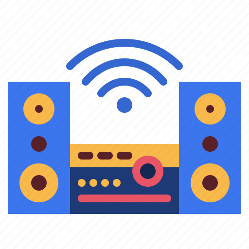 Internetofthing, hifi, smart, sound, speaker, wireless, device icon - Download on Iconfinder