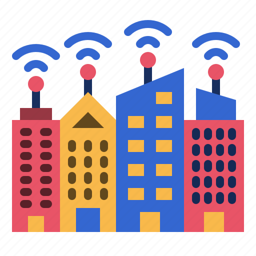 Internetofthing, smartcity, technology, building, internet, smart icon - Download on Iconfinder