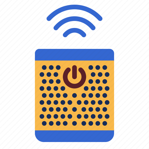 Internetofthing, speaker, smart, sound, audio, music, wireless icon - Download on Iconfinder