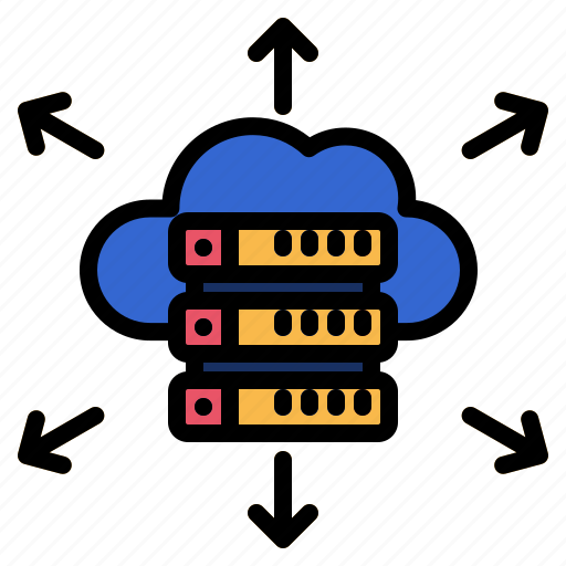 Internetofthing, cloudcomputing, network, data, server, sharing, storage icon - Download on Iconfinder