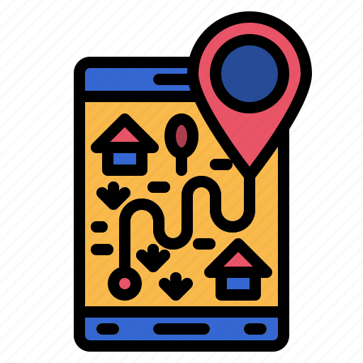 Internetofthing, gps, location, map, navigation, pin, compass icon - Download on Iconfinder