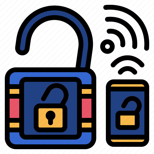 Internetofthing, lock, security, smart, door, secure, padlock icon - Download on Iconfinder