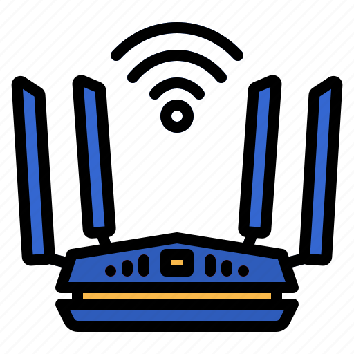 Internetofthing, router, wifi, internet, network, connection, signal icon - Download on Iconfinder