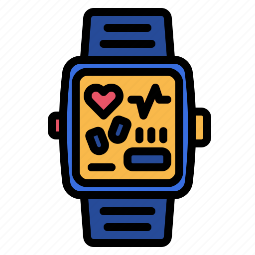 Internetofthing, watch, smart, device, time, clock, gadget icon - Download on Iconfinder