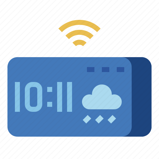 Alarm, iot, time, internet of things, smart alarm clock icon - Download on Iconfinder