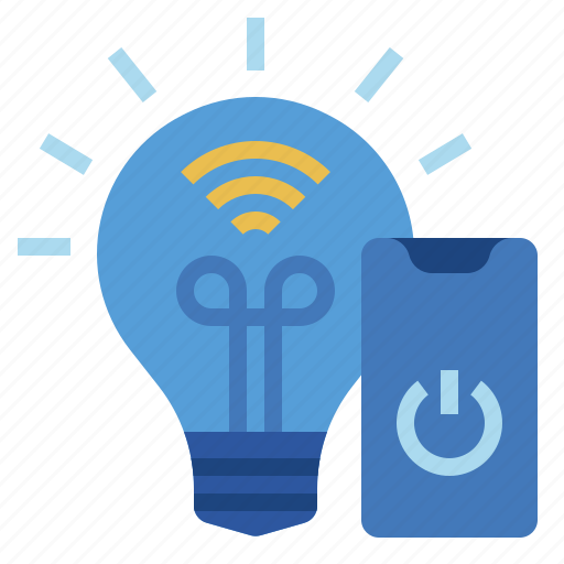 Iot, lamp, technology, internet of things, smart bulb icon - Download on Iconfinder