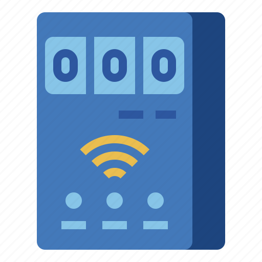 Iot, meter, electric meter, internet of things, smart meter icon - Download on Iconfinder