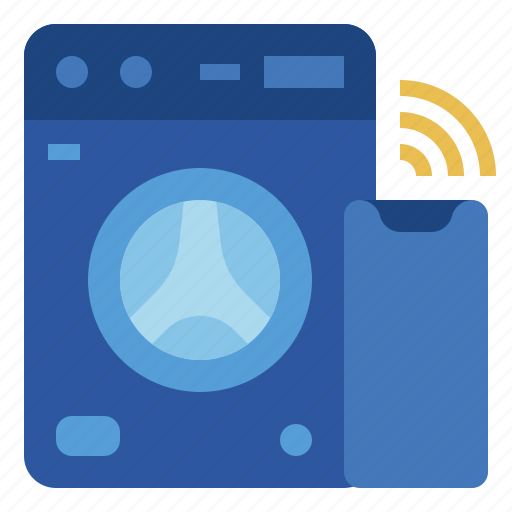 Iot, laundry, smart, internet of things, washing machine icon - Download on Iconfinder