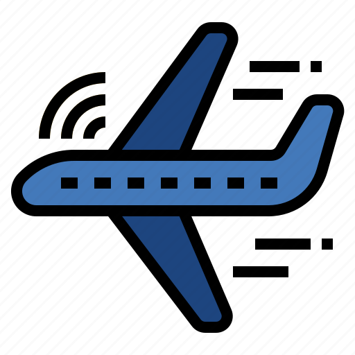 Airplane, flight, iot, planet, transportation, internet of things icon - Download on Iconfinder