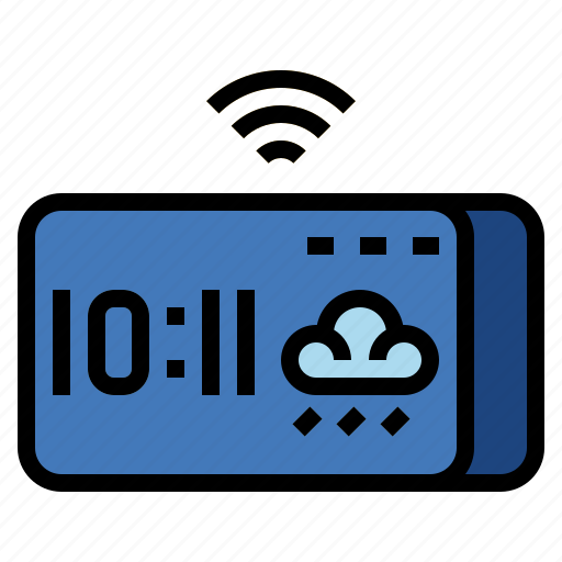 Alarm, iot, time, internet of things, smart alarm clock icon - Download on Iconfinder