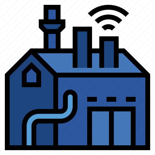Factory, iot, internet of things, smart factory, smart industry icon - Download on Iconfinder