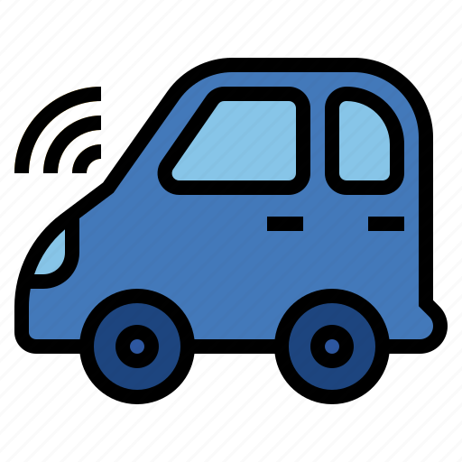 Iot, smart, connection car, internet of things, smart car icon - Download on Iconfinder