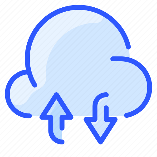 Cloud, data, internet, network, server, sync, transfer icon - Download on Iconfinder