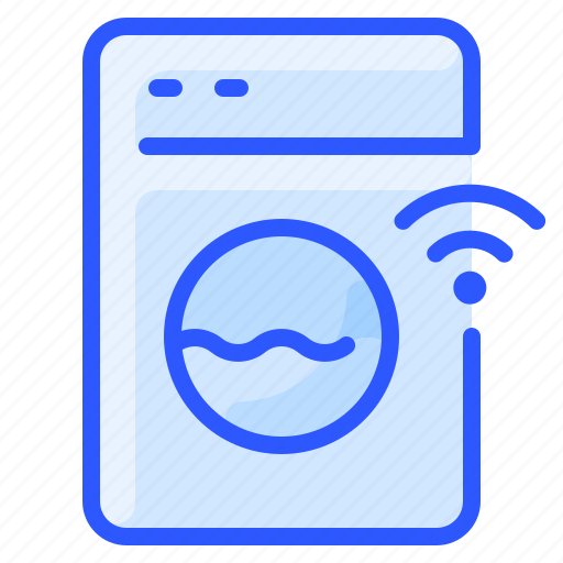 Machine, network, smart, washing, wifi icon - Download on Iconfinder