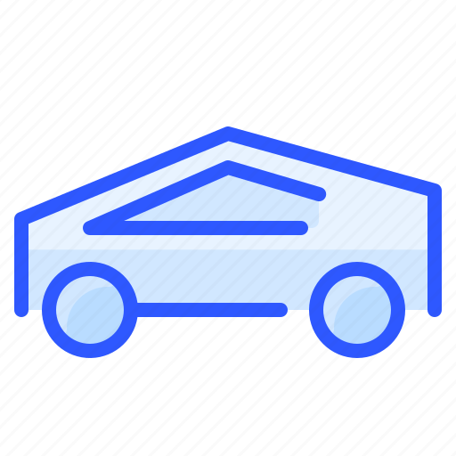 Car, cybertruck, elon, musk, smart, tesla, truck icon - Download on Iconfinder