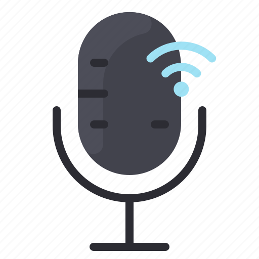 Audio, mic, microphone, smart, wifi, wireless icon - Download on Iconfinder