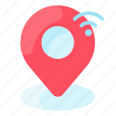 gps, location, map, network, pin, placeholder, wifi