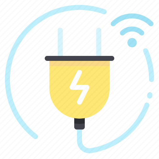 Electricity, network, plug, power, smart, wifi, wireless icon - Download on Iconfinder