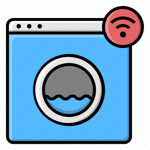 Device, internet, online, washer icon - Download on Iconfinder