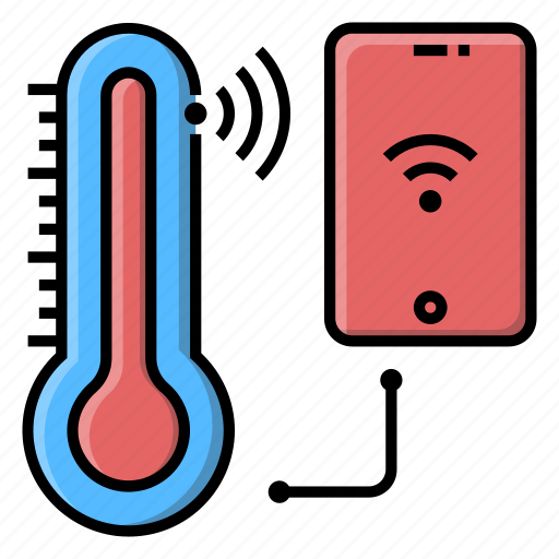 Connection, internet, online, thermometer icon - Download on Iconfinder