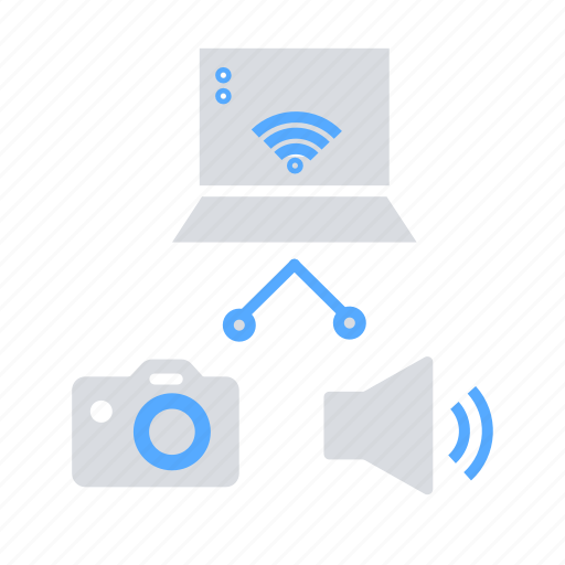 Communication, internet of things, iot, server, wifi, wireless connection icon - Download on Iconfinder