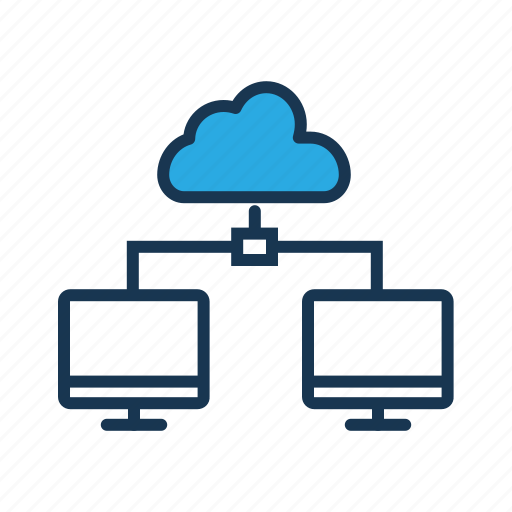 Cloud computing, cloud network, cloud storage, communication, data center, network server icon - Download on Iconfinder