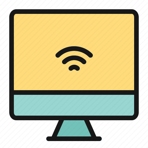 Internet, signal, smart, tv, wifi icon - Download on Iconfinder