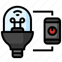 bulb, smart, internet, lighting, things, remote
