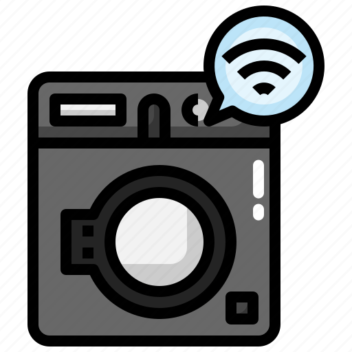 Internet, washing, machine, things, household, electrical icon - Download on Iconfinder