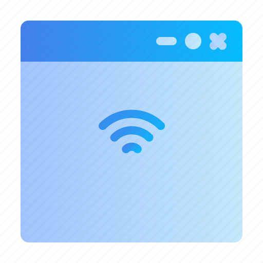 Browser, internet, signal, wifi icon - Download on Iconfinder