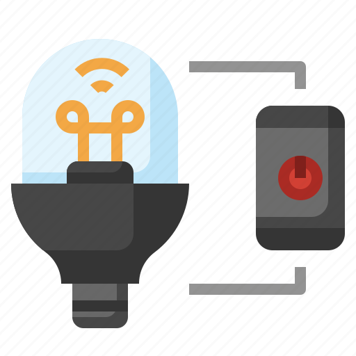 Bulb, control, remote, internet, things, smart, lighting icon - Download on Iconfinder