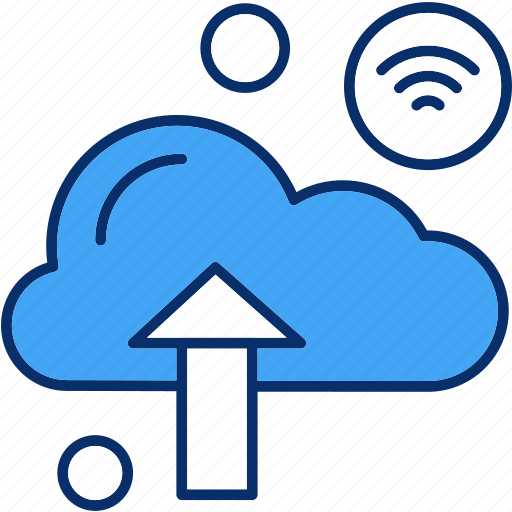 Arrow, cloud, internet, things, wifi icon - Download on Iconfinder