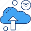 arrow, cloud, internet, things, wifi 