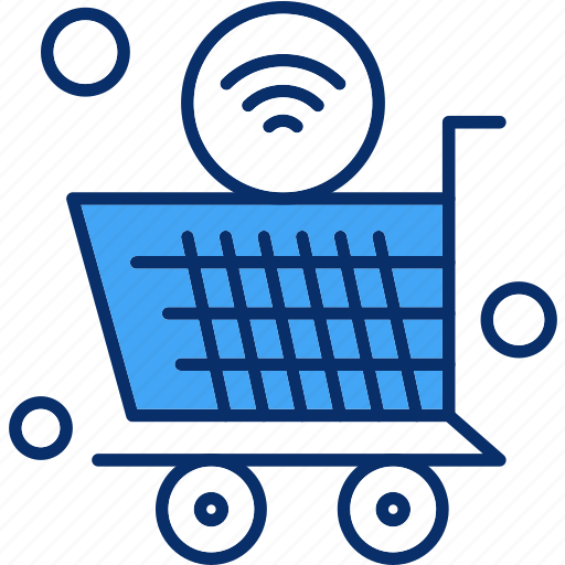 Internet, things, trolley, wifi icon - Download on Iconfinder
