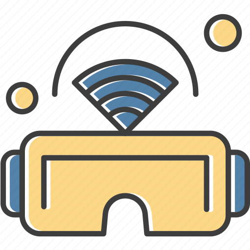 3d, glasses, wifi, wireless icon - Download on Iconfinder