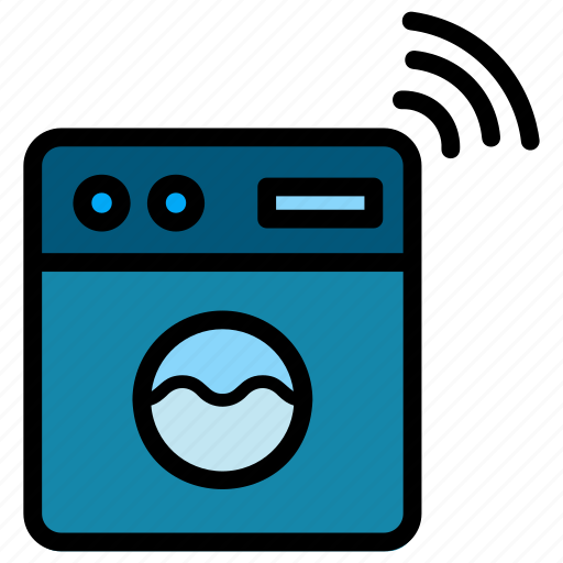 Washing, machine, smart washing machine, washing-machine, technology, laundry icon - Download on Iconfinder