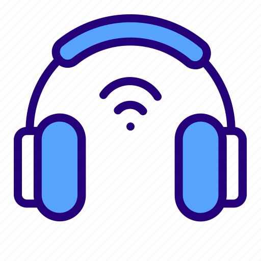 Headphone, headset, internet, music, wireless icon - Download on Iconfinder