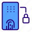 fingerprint, internet, lock, security, smart 