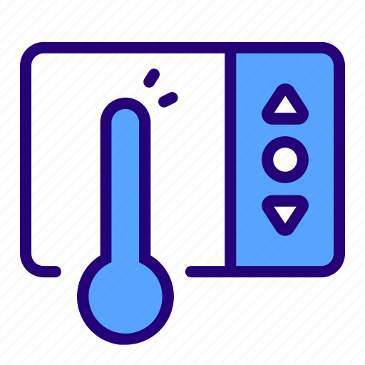 House, internet, tecknology, temperature, thermostat icon - Download on Iconfinder