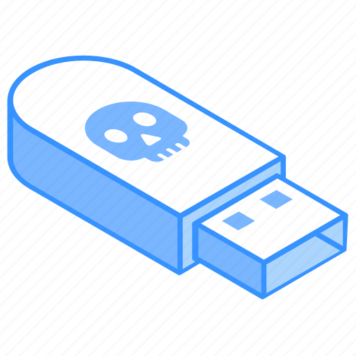 Usb virus, usb hack, flash drive, pendrive, usb attack icon - Download on Iconfinder