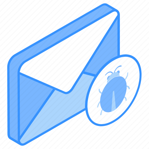 Mail bug, spam mail, spam message, email, malicious mail icon - Download on Iconfinder
