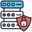 secure, server, protected, hosting, database, lock 