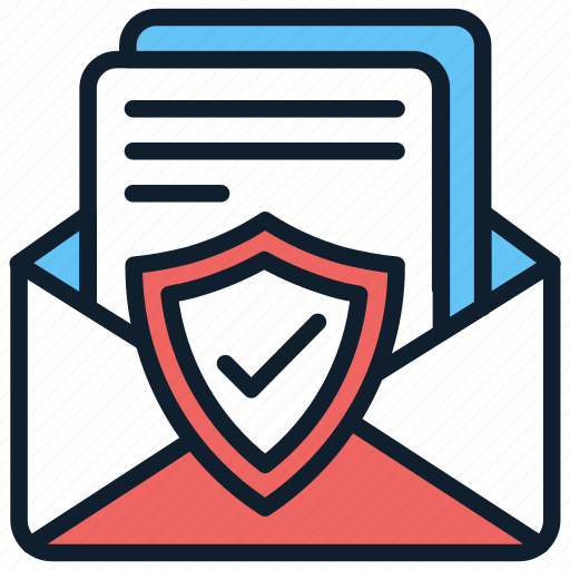 Secure, messaging, mail, email, verified, mails, attested icon - Download on Iconfinder