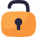 unlock, lock, open, security, caps lock, unsecure, unblocked, tools and utensils, padlock